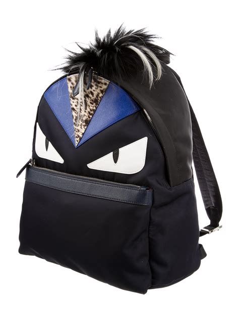 fendi bugs backpack monster blue|fendi monster backpack yellow.